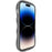 IMAK For iPhone 14 Pro TPU Phone Case Non-Slip Wavy Edge Design Cover - Transparent Black - 5