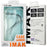 IMAK For iPhone 14 Pro TPU Phone Case Non-Slip Wavy Edge Design Cover - Transparent Black - 6