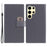 PU Leather Cover for Samsung Galaxy S24 Ultra Cartoon Animal Pattern Cell Phone Cases - Grey - 1