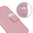 For Samsung Galaxy S23 FE Cartoon Animal Pattern Cell Phone Cases Book Style Leather Cover - Pink - 5