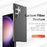 For Samsung Galaxy S23 Ultra Case Carbon Fiber Texture Ant-fingerprint Smartphone Back Cover - Black - 2