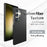 For Samsung Galaxy S23 Ultra Case Carbon Fiber Texture Ant-fingerprint Smartphone Back Cover - Black - 3
