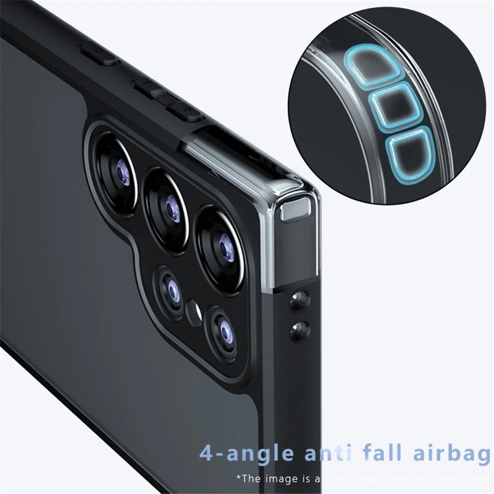 For Samsung Galaxy S23 Ultra Phone Case Anti-drop Matte Skin-touch Phone Cover - 4