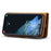 DG.MING for Samsung Galaxy S24+ Case Split Leather Wallet Detachable Phone Cover - Brown - 3