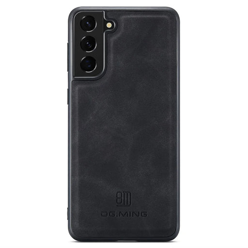 DG.MING For Samsung Galaxy S24+ Case Anti-Scratch Leather Coating Phone Cover - Black - 1