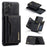 DG.MING M2 Series for Samsung Galaxy S24 Kickstand Case Wallet Detachable 2-in-1 Phone Cover - Black - 1