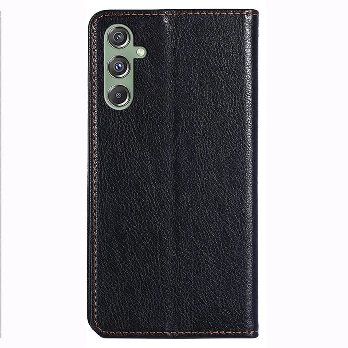 Wallet Phone Protector for Samsung Galaxy M34 5G / F34 5G Case Magnetic Stand PU Leather Shell - Black - 7
