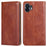 Anti-scratch Shell for Nothing Phone (2) Case Shockproof Stand PU Leather Phone Cover Wallet - Brown - 1