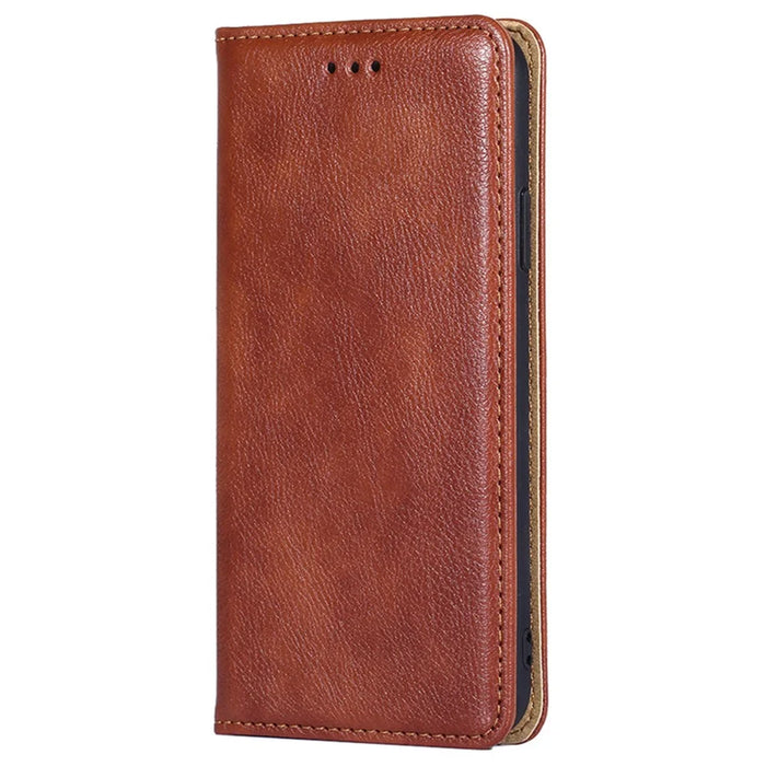 Anti-scratch Shell for Nothing Phone (2) Case Shockproof Stand PU Leather Phone Cover Wallet - Brown - 6