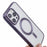 For iPhone 15 Pro Magnetic Case Matte Electroplating TPU Phone Back Shell Compatible with MagSafe - Dark Purple - 7