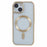 For iPhone 13 Case Matte TPU Electroplating Phone Cover Compatible with MagSafe - Yellow - 3