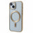 For iPhone 15 TPU Case Compatible with MagSafe CD Vein Matte Phone Cover - Yellow - 1