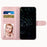 For Samsung Galaxy S25 / S24 Case PU Leather Wallet Calf Texture Shockproof Phone Cover - Rose Gold - 2