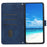 For Samsung Galaxy S25+ / S24+ Cell Phone Case PU Leather Wallet Imprinted Shockproof Cover - Sapphire - 2