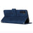 For Samsung Galaxy S25+ / S24+ Cell Phone Case PU Leather Wallet Imprinted Shockproof Cover - Sapphire - 3