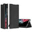 For Samsung Galaxy S24+ Case Nappa Texture PU Leather Phone Cover with Card Slot - Black - 2