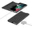 For Samsung Galaxy S24+ Case Nappa Texture PU Leather Phone Cover with Card Slot - Black - 5