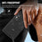 For Samsung Galaxy S24+ Case Nappa Texture PU Leather Phone Cover with Card Slot - Black - 6