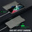For Samsung Galaxy S24 Ultra Case Nappa Texture Stand Card Holder Mobile Phone Cover - Grey - 4