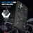 For Samsung Galaxy S24 Ultra Case TPU+PC Rotary Kickstand Phone Back Cover - Black - 4