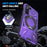 For Samsung Galaxy S25+ / S24+ Case Magnetic Anti-Drop TPU+PC Phone Protector - Purple - 4
