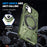 For iPhone 11 Case Anti-fall TPU+PC Kickstand Magnetic Mobile Phone Shell - Dark Green - 4