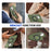 For iPhone 11 Case Anti-fall TPU+PC Kickstand Magnetic Mobile Phone Shell - Dark Green - 7