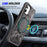 For iPhone 12 / 12 Pro 6.1 inch Phone Case TPU+PC Magnetic Back Shell with Rotary Kickstand - Grey - 2