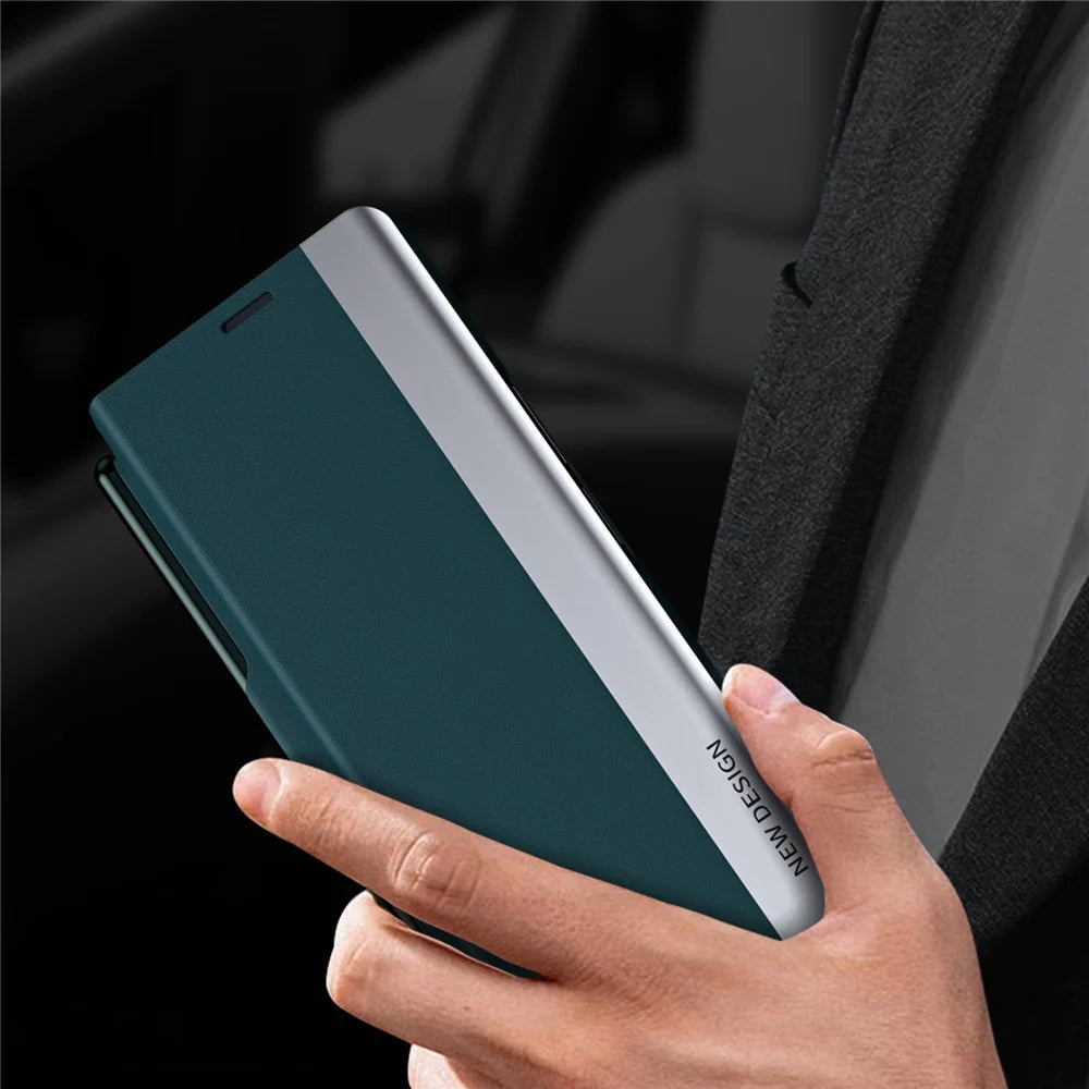 For OnePlus Open / Oppo Find N3 5G Case Electroplating Phone Cover with Pen Holder - Green - 4