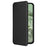 For Google Pixel 8a PU Leather Cell Phone Case Card Holder Stand Mobile Phone Cover - Black - 7
