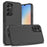 For Samsung Galaxy A34 5G Cell Phone Case PC+TPU Anti-scratch Back Cover - Black - 1