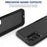For Samsung Galaxy A34 5G Cell Phone Case PC+TPU Anti-scratch Back Cover - Black - 2