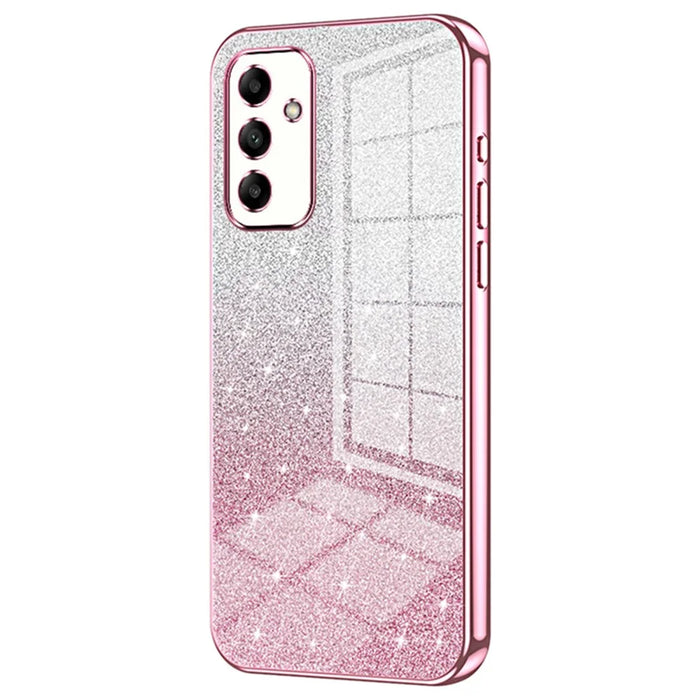 TPU Cover for Samsung Galaxy A05s 4G Precise Cutout Electroplating Cell Phone Case - Pink - 1