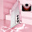 For Samsung Galaxy A34 5G Cell Phone Cases Electroplating Gradient Glitter TPU Cover - Pink - 5
