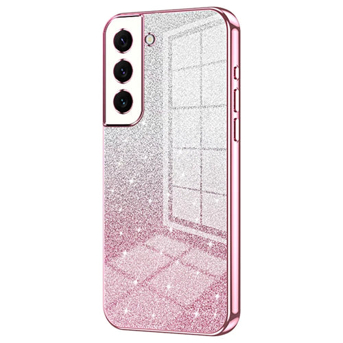 For Samsung Galaxy S22 5G Case Soft TPU Precise Cutout Smart Phone Cover - Pink - 1