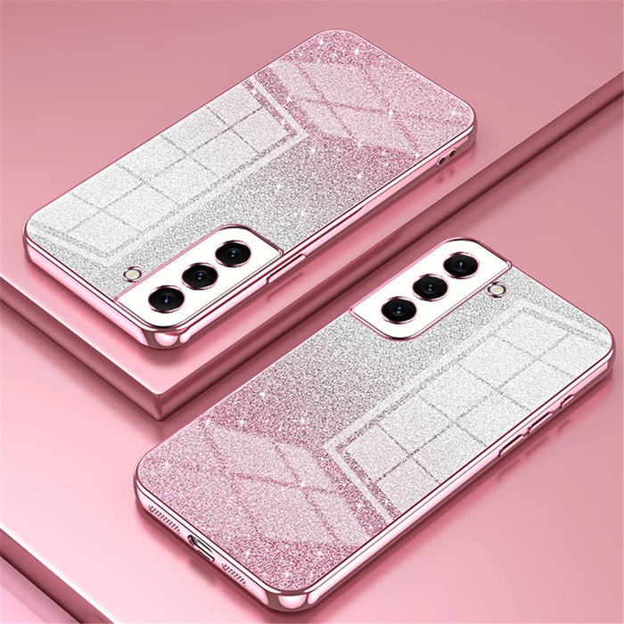 For Samsung Galaxy S22 5G Case Soft TPU Precise Cutout Smart Phone Cover - Pink - 2