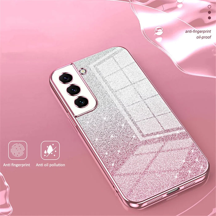 For Samsung Galaxy S22 5G Case Soft TPU Precise Cutout Smart Phone Cover - Pink - 3