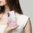 For Samsung Galaxy A53 5G Phone Case Electroplated Soft TPU Precise Cutout Back Shell Cover - Pink - 6