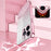 For iPhone 14 Pro Max Precise Cutout Cell Phone Case Fall Proof Glitter TPU Cover - Pink - 5