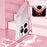 For iPhone 15 Pro Cell Phone Case Glitter Precise Cutout Flexible TPU Electroplating Cover - Pink - 5