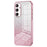 For Samsung Galaxy S24+ Cell Phone Case Precise Cutout TPU Electroplating Glitter Back Cover - Pink - 1