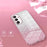 For Samsung Galaxy S24+ Cell Phone Case Precise Cutout TPU Electroplating Glitter Back Cover - Pink - 3
