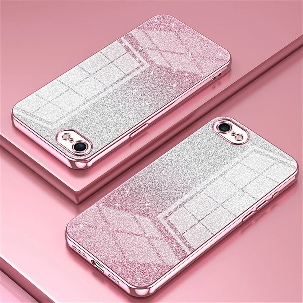 For iPhone 7 / 8 / SE (2020) / SE (2022) Cell Phone Case Precise Cutout TPU Back Cover - Pink - 2