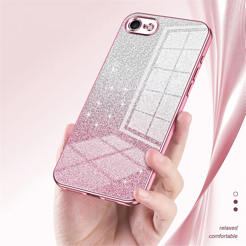 For iPhone 7 / 8 / SE (2020) / SE (2022) Cell Phone Case Precise Cutout TPU Back Cover - Pink - 4
