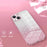 For iPhone 14 Plus Cell Phone Case Glitter Precise Cutout Electroplating TPU Cover - Pink - 3