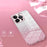 For iPhone 14 Pro Cell Phone Case Gradient Glitter Precise Cutout Anti-scratch TPU Cover - Pink - 3