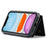 DG.MING M5 Series For iPhone 11 Wallet Case Zipper Pocket Card Slots Phone Cover - Black - 3