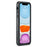 DG.MING For iPhone 11 Phone Case PU Leather Coated PC+TPU Hybrid Protective Cover - Black - 3
