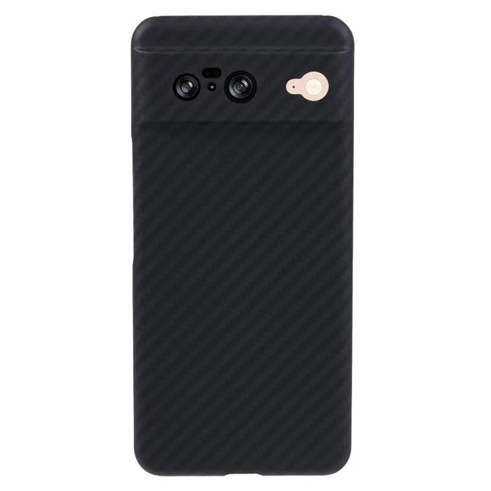 Aramid Fiber Phone Cover for Google Pixel 8 Case 1500D Coarse Texture Black Phone Shell Precise Lens Cutout - 1