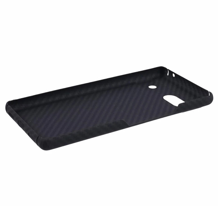 Aramid Fiber Phone Case for Google Pixel 7a Cover 1500D Coarse Texture Carbon Fiber Back Shell with Precise Cutout - Black - 5